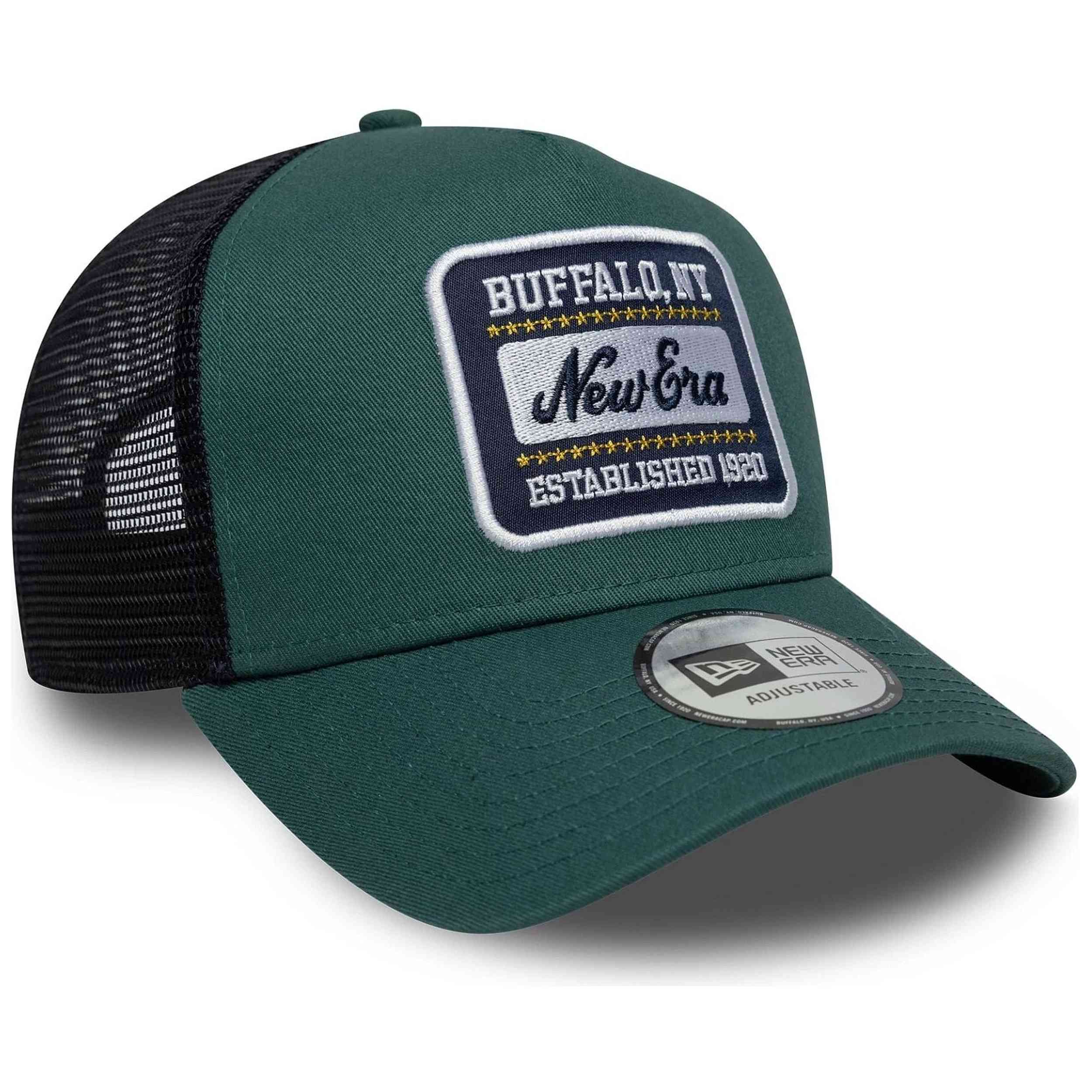 Gorro New Era modelo Ne Patch Trucker Newera Png en color Verde