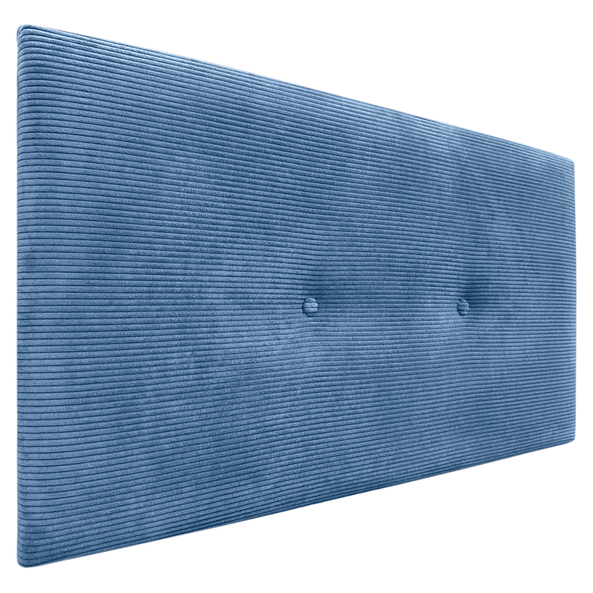 DHOME Cabecero de Pana Liso con Botones Alta Gama Moderno 4cm Grosor