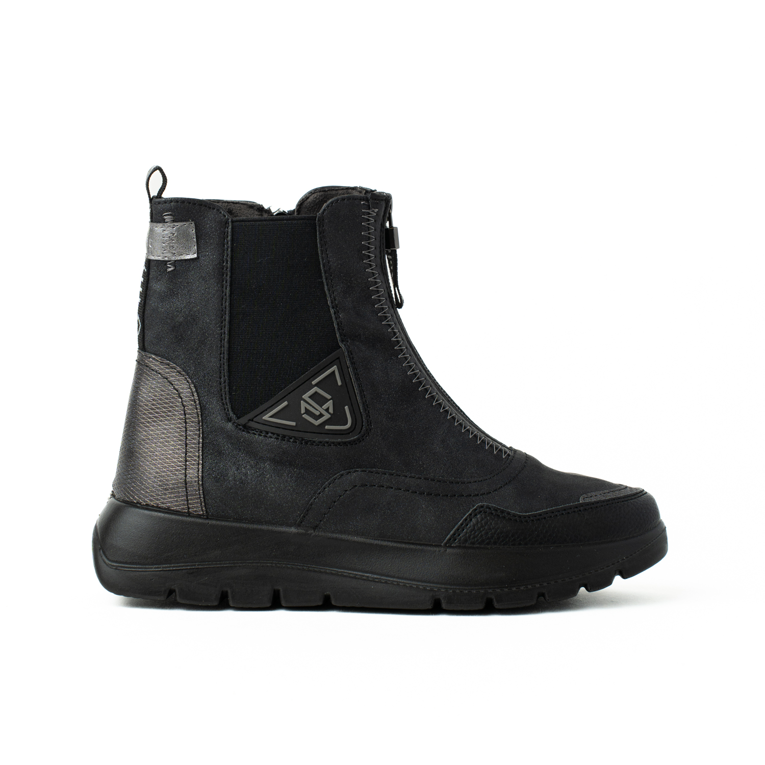 Mysoft 25M626 Botines deportivos con cremallera frontal de mujer