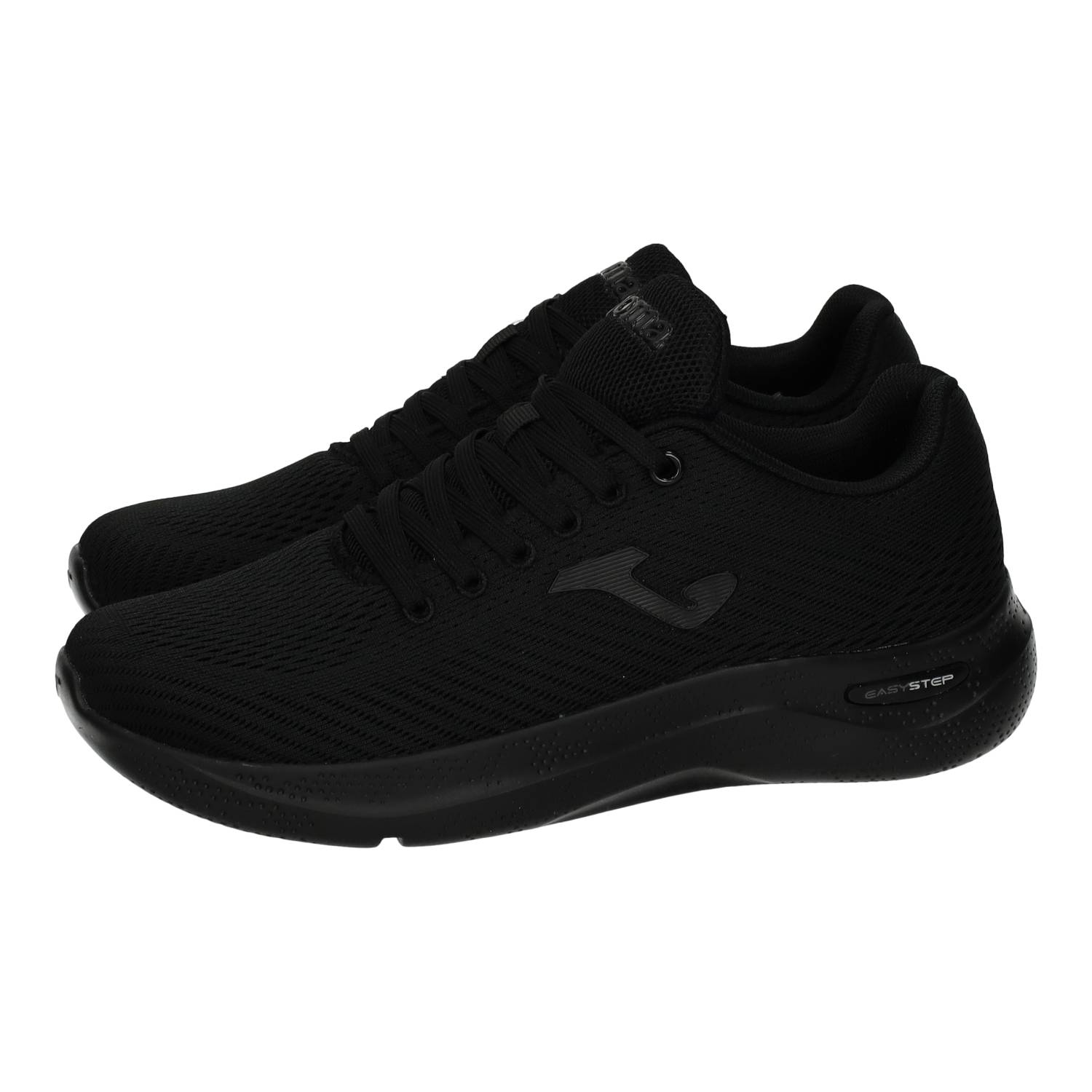 Deportivos marca JOMA para mujer en color negro. Calzado deportivo con Memory Foam, mesh transpirable y horma ancha