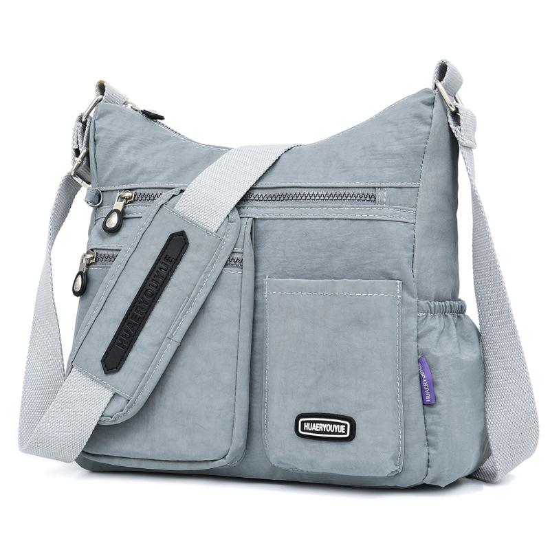 Bolso cruzado para mujer, bolso impermeable con múltiples bolsillos, bolso de hombro, mensajero grande ligero