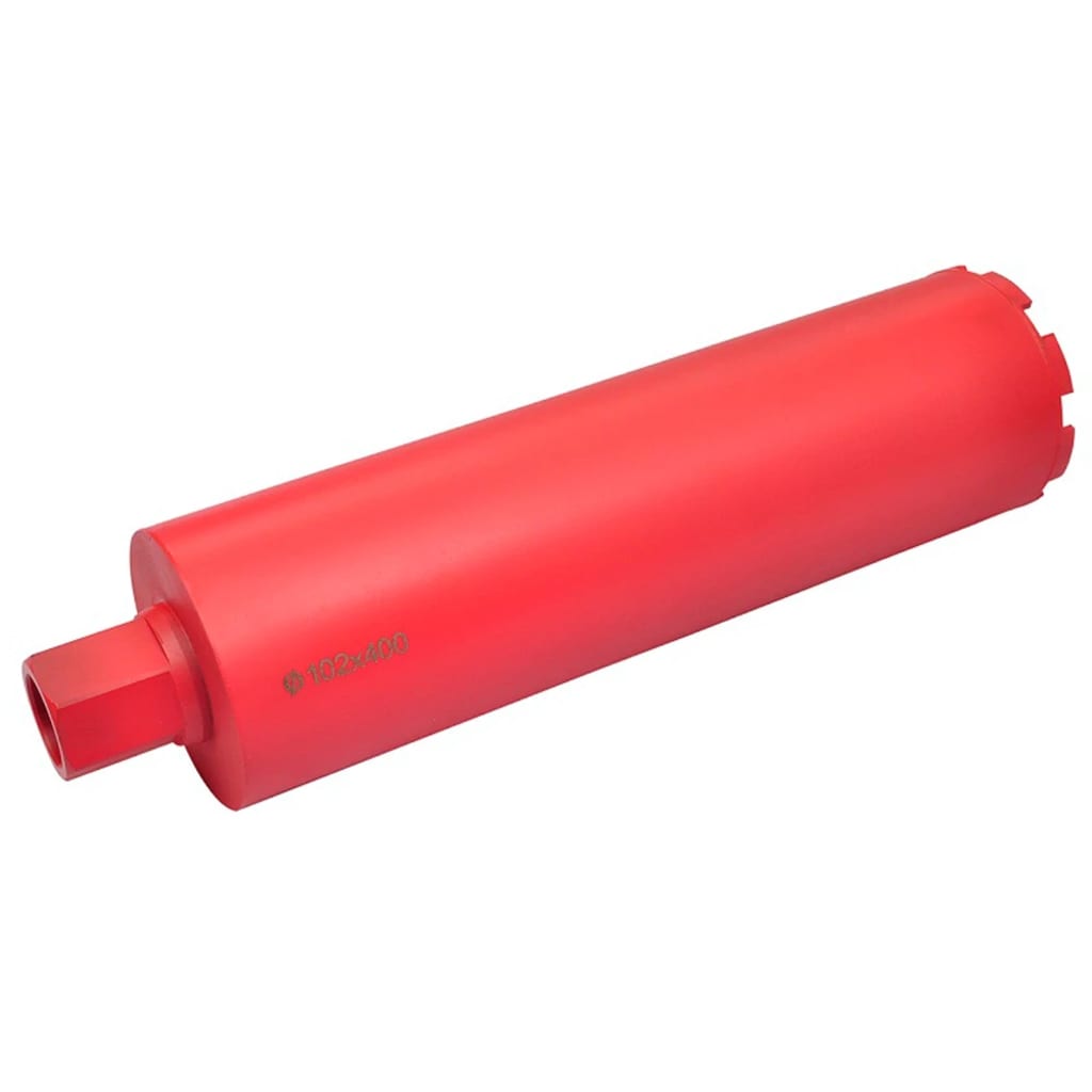 vidaXL Broca de Taladro de Núcleo de Diamante Seco y Húmed Punta Dimensiones 102 x 400 mm, 110 x 400 mm, 120 x 400 mm y mas