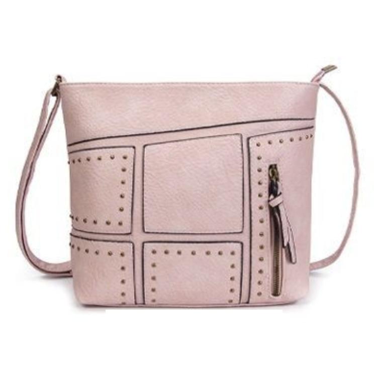 Bolso de hombro de cuero PU suave para mujer, bandolera Retro concremallera, bolso cruzado femenino de gran capacidad, bolso diario, 9 colores.
