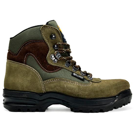 4055 Botas de Trekking Segarra  Kaki-Marrón para Montaña, Aislantes y de Caucho Maxtraction - Ideal para Senderismo en Climas Templados y Fríos, Fabricadas en España