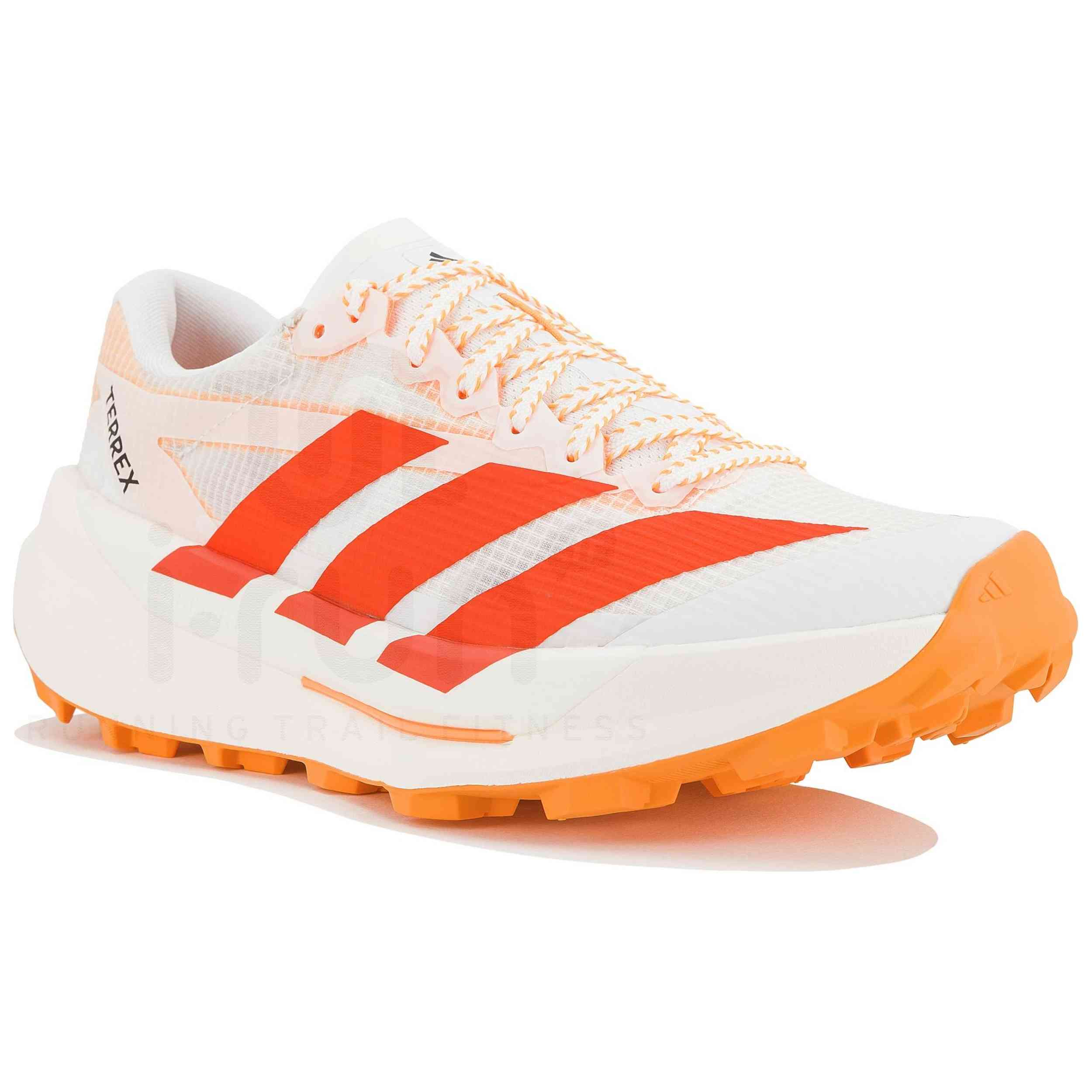 Zapatillas De Running Adidas modelo Terrex Agravic TT "Cloud White / Impact Orange / Reflective Silver" para Mujer en color Blanco