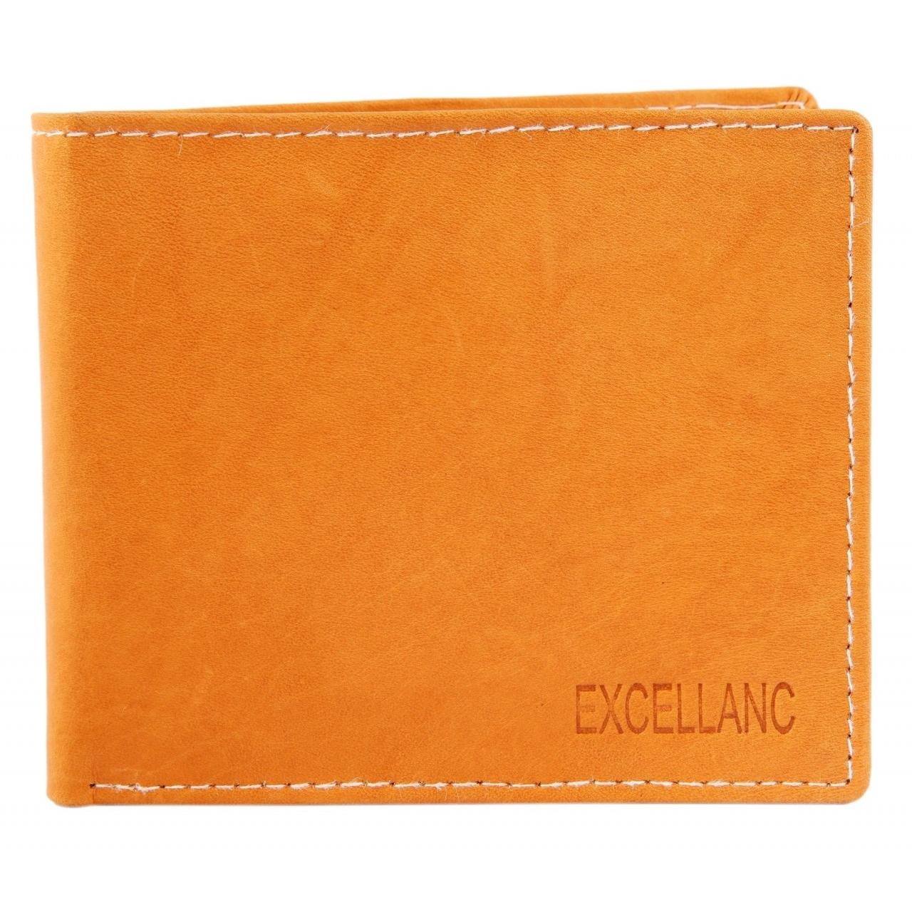 Excellanc® Cartera Hombre em Couro Genuino