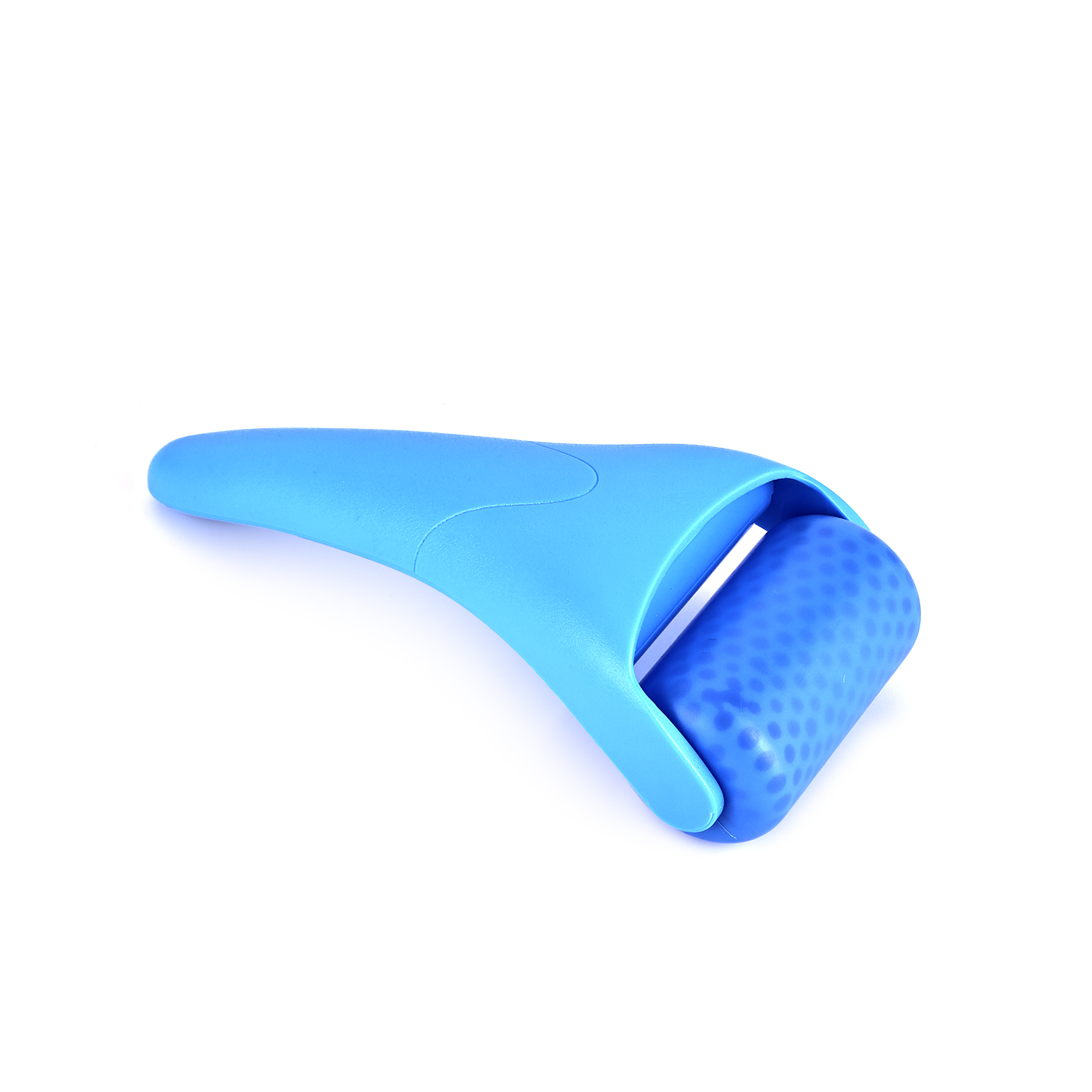 DAM. Rodillo de hielo facial, instrumento de masaje y cuidado. Cabeza de plástico 9x5x19 cm.