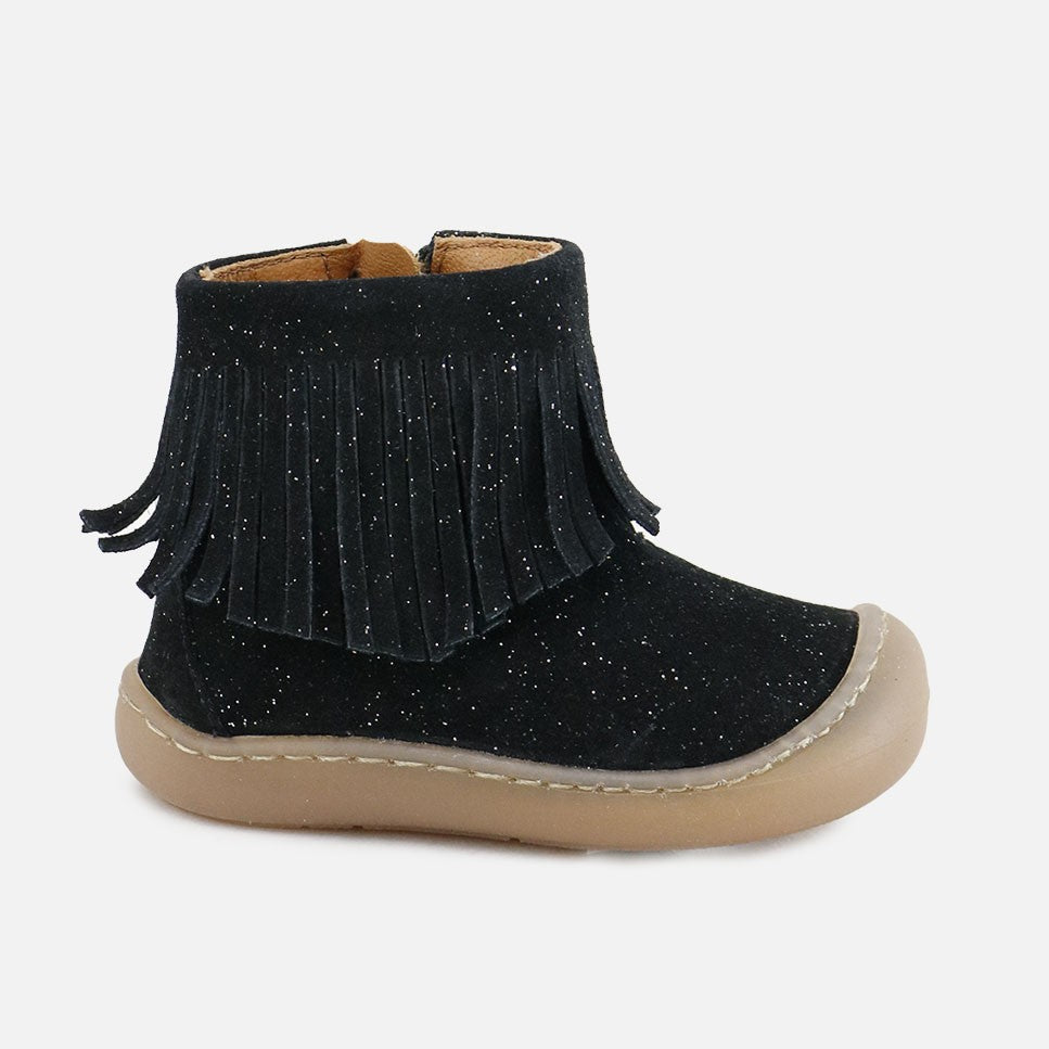 Botines Flecos Brilli Negro Titi Cucada | Eli 1957