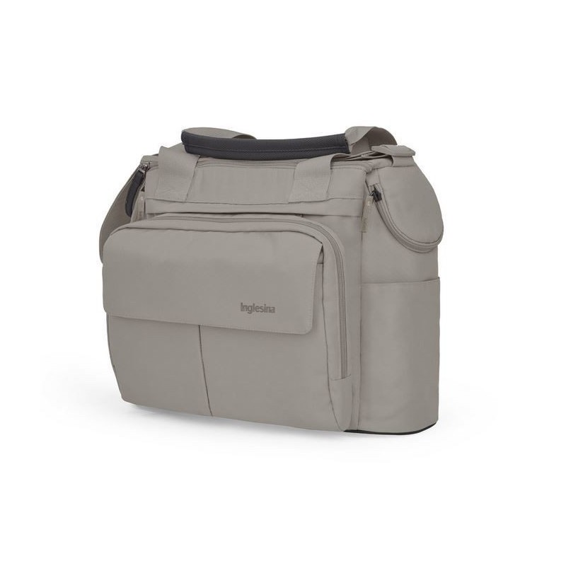 Inglesina - Bolso Dual Bag para Electa convertible de gran capacidad compatible con Electa y cochecitos compatibles color beige