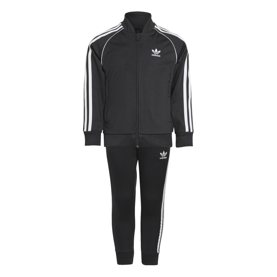 Adidas Chándal Niño Tracksuit Negro Deportivo Cómodo