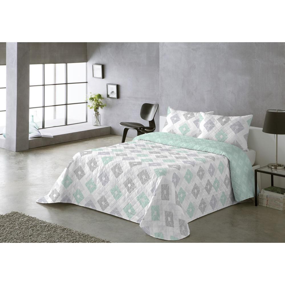 BOHEME - Colcha Estampada Reversible Rombos
