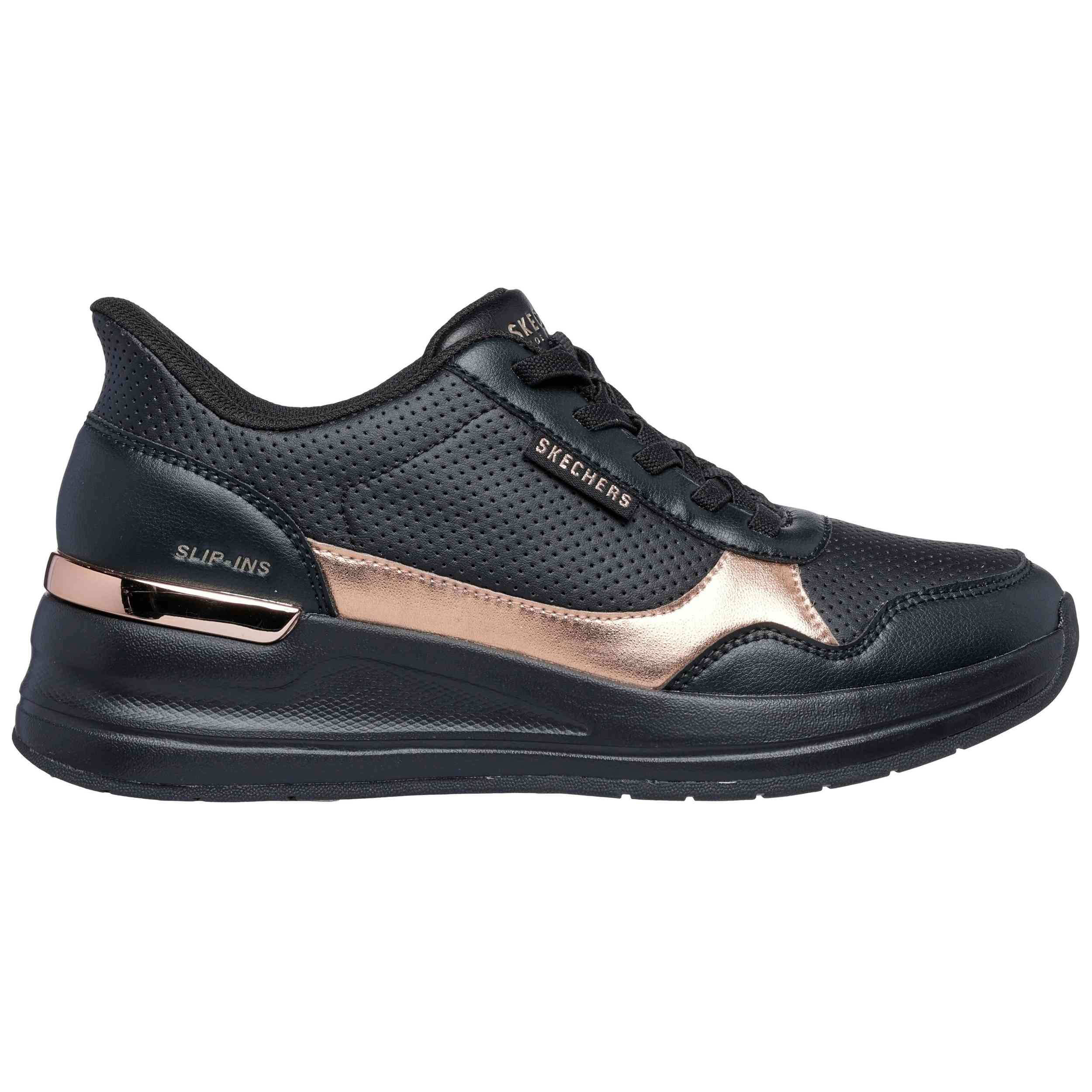 Zapatillas Skechers modelo Billion 2 Top-Tier para Mujer en color Negro