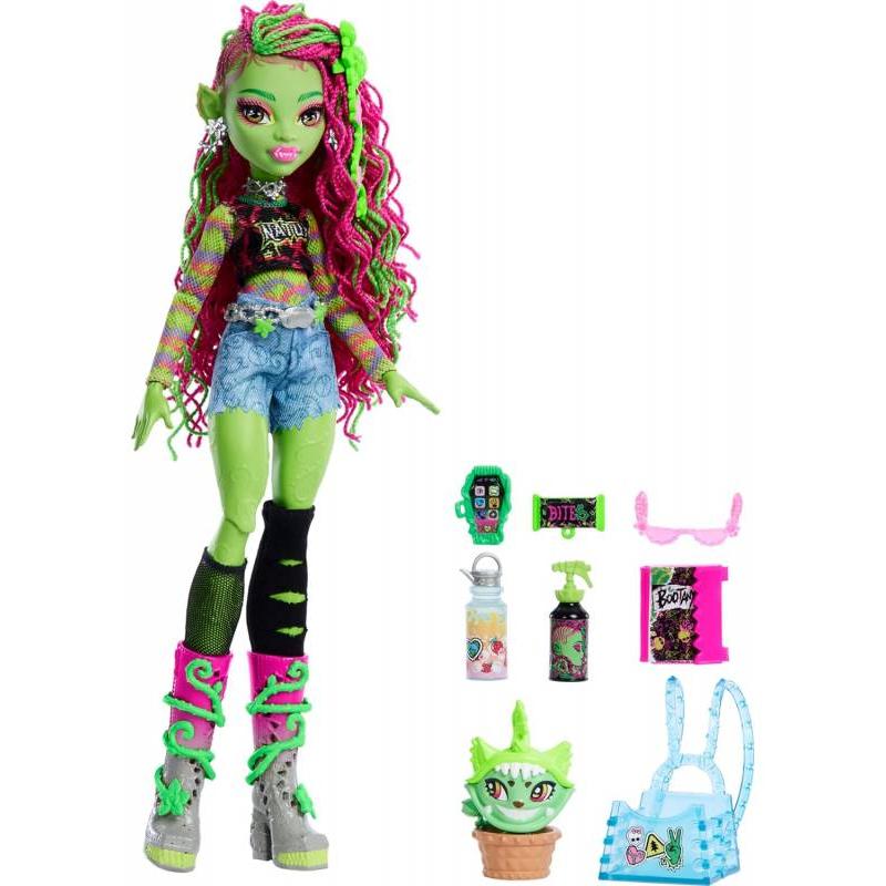 Monster High – Muñeca Venus McFlytrap con Chewlian Monster High.