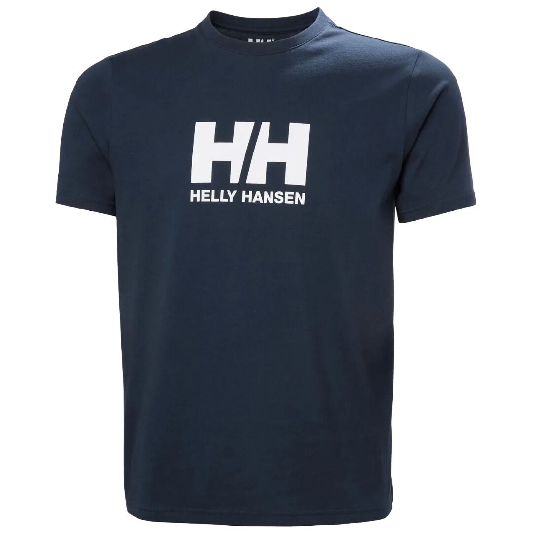 Camiseta Azul Marino Helly Hansen HH Logo T-Shirt 3.0 Navy Cómoda Y Versátil