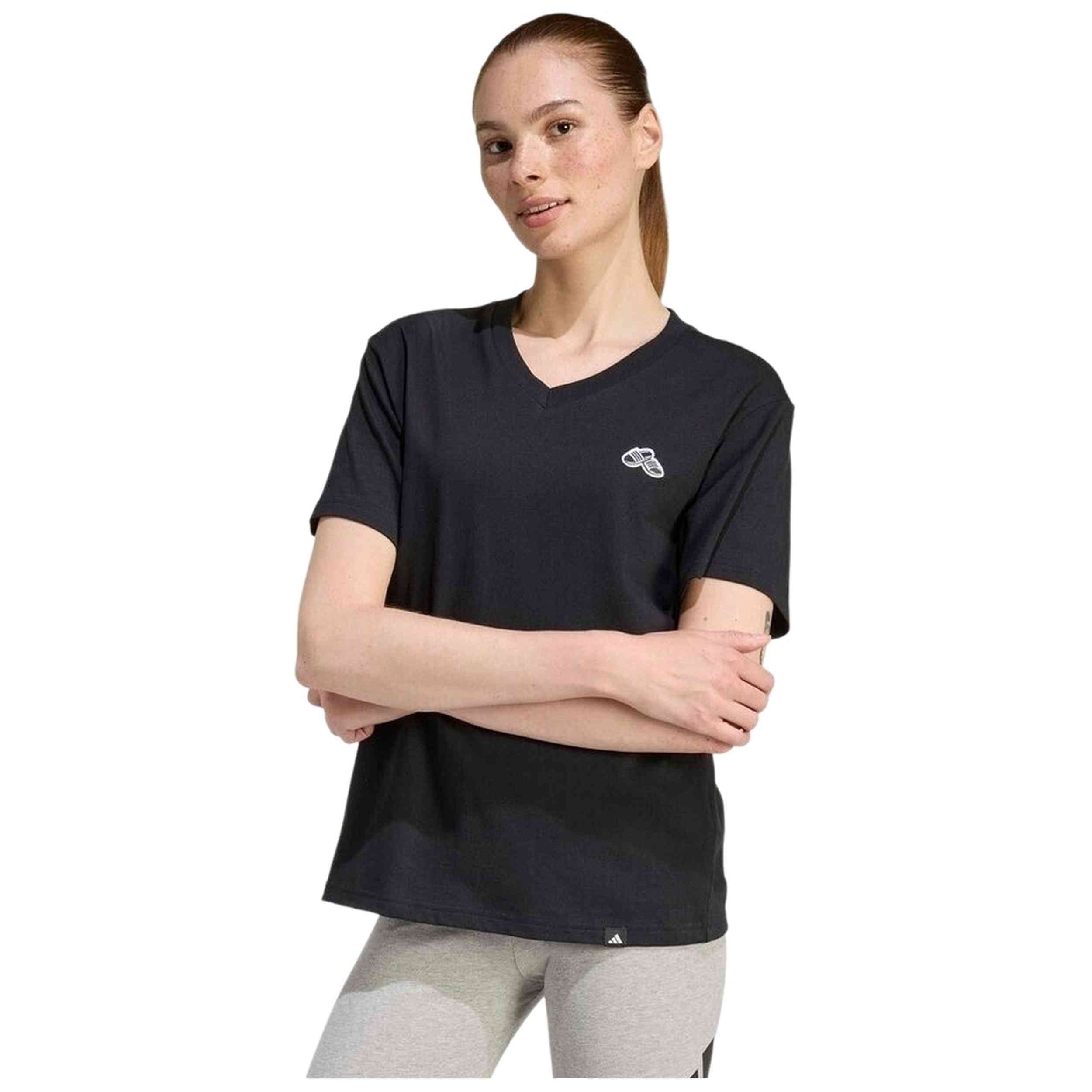 Camiseta De Manga Corta Adidas modelo SLIDE VNECK