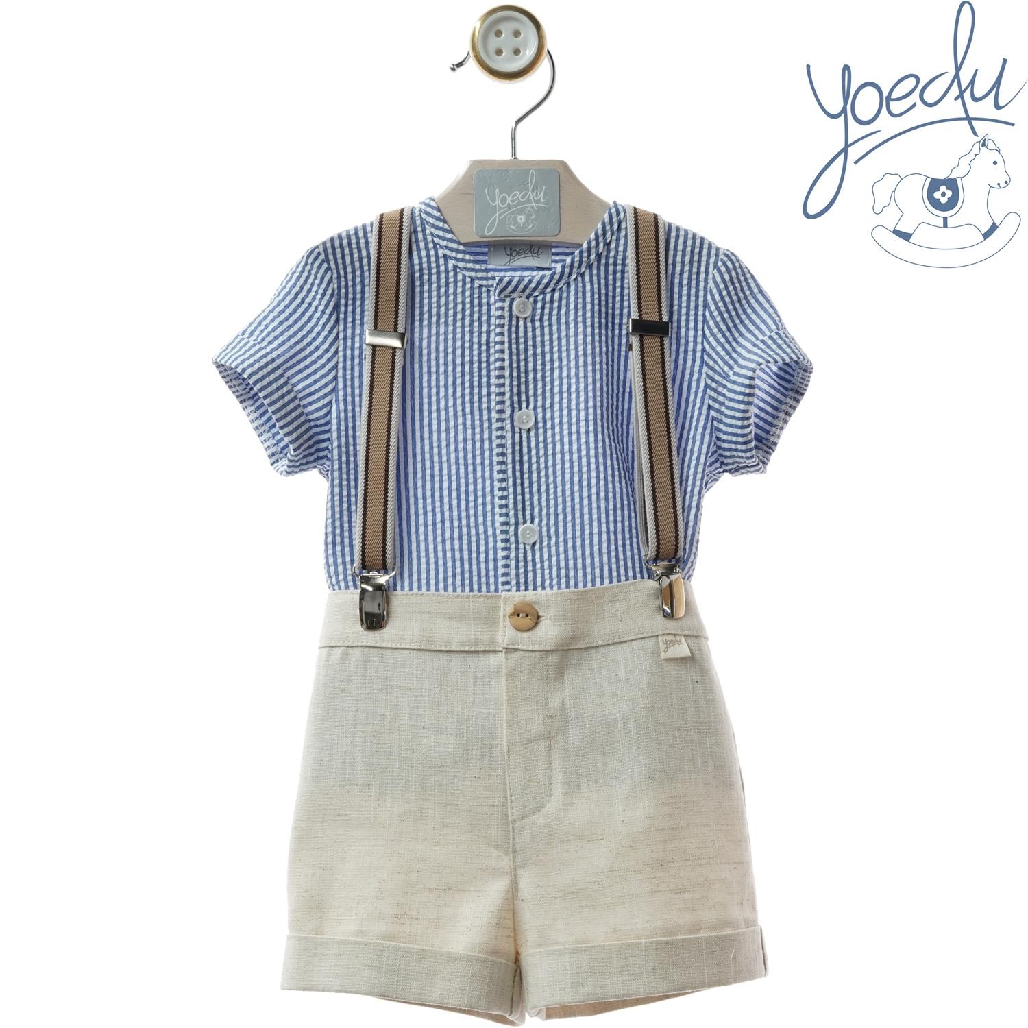 yoedu - Conjunto de ropa para bebé varón, ideal para recién nacidos y lactantes, diseño cómodo y suave para uso diario en casa y paseos
