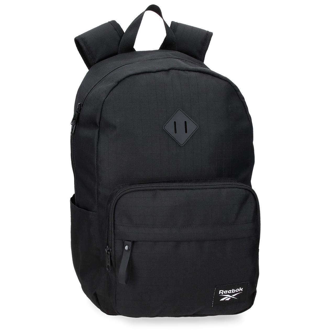 Reebok Mochila Ethan con Compartimento para Portátil de Hasta 15.6", Espalda Acolchada, Tirantes Ergonómicos y Bandas para Trolley, 29.5x44.5x14 cm