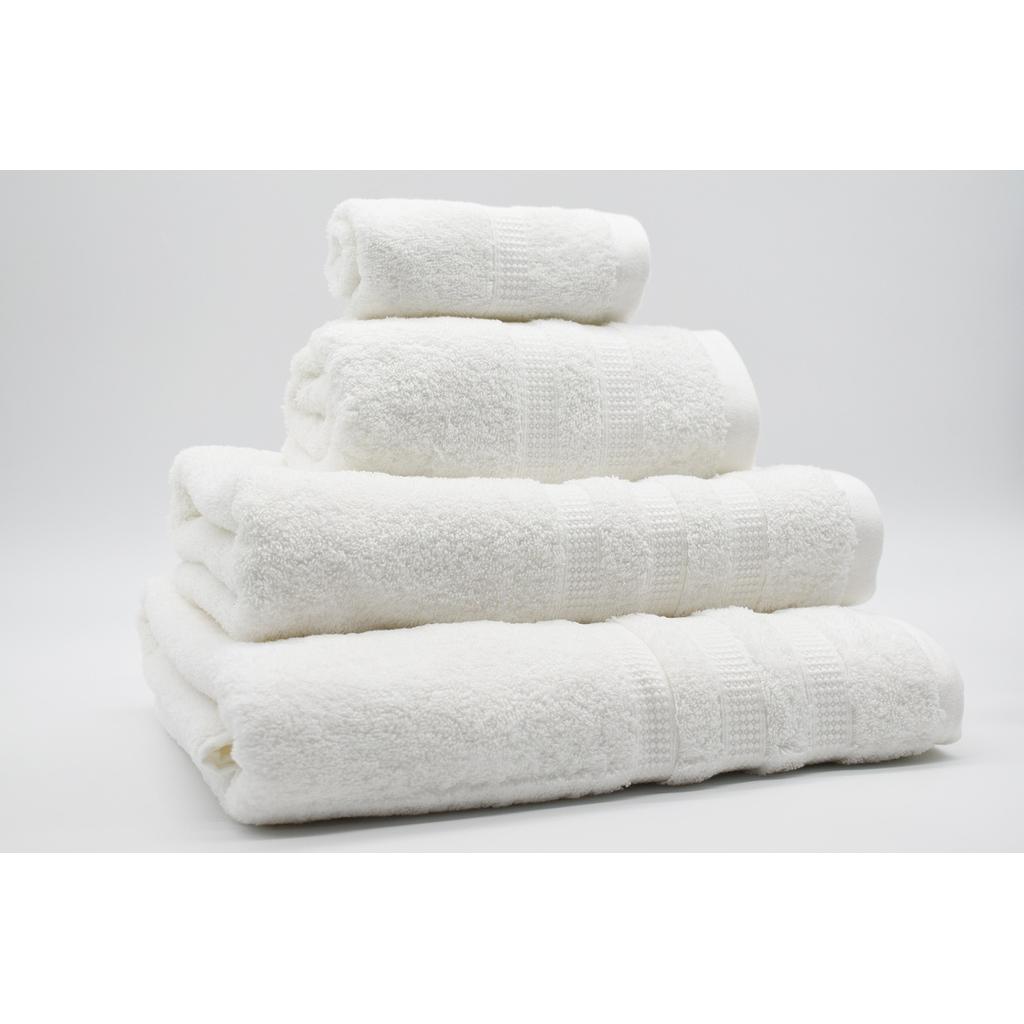 Toalla 100% Algodón de Rizo Americano Premium 500 Gr/m2 Blanco Vidal Home (Medidas: 30x50cm, 50x100cm, 70x140cm, 100x150cm)