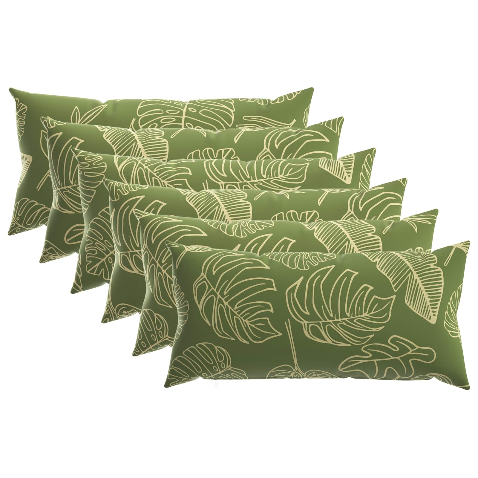 vidaXL Funda de almohada 6 uds. HEERLEN  40 x 70 cm Poliéster Multicolor