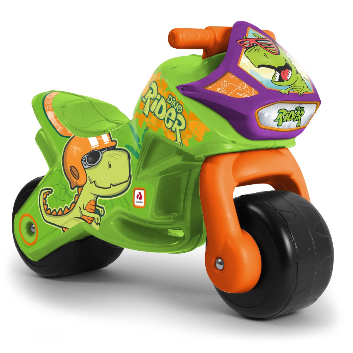 Injusa Moto Correpasillos Twin Dessert para Niños de 18 a 36 Meses con Licencia Oficial de Marca