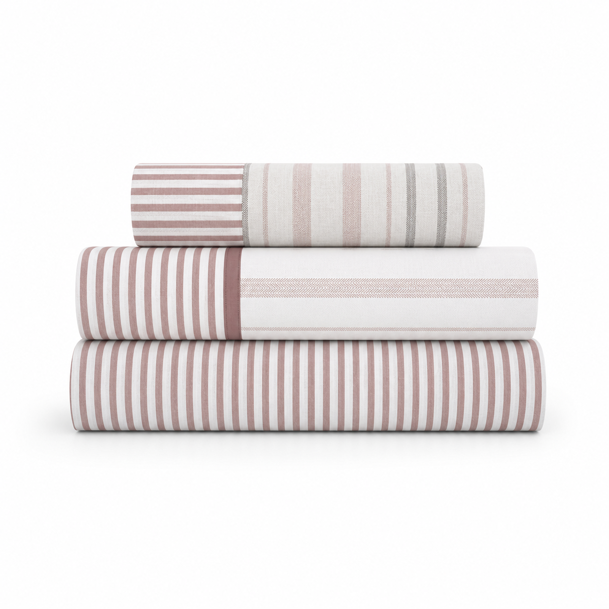 Juego de Sábanas Modelo Sara , 100% Algodón Natural, Disponible En Dos Colores: Azul y Rosa, Para Camas 90, 105, 135 y 150 cm, Paduana.