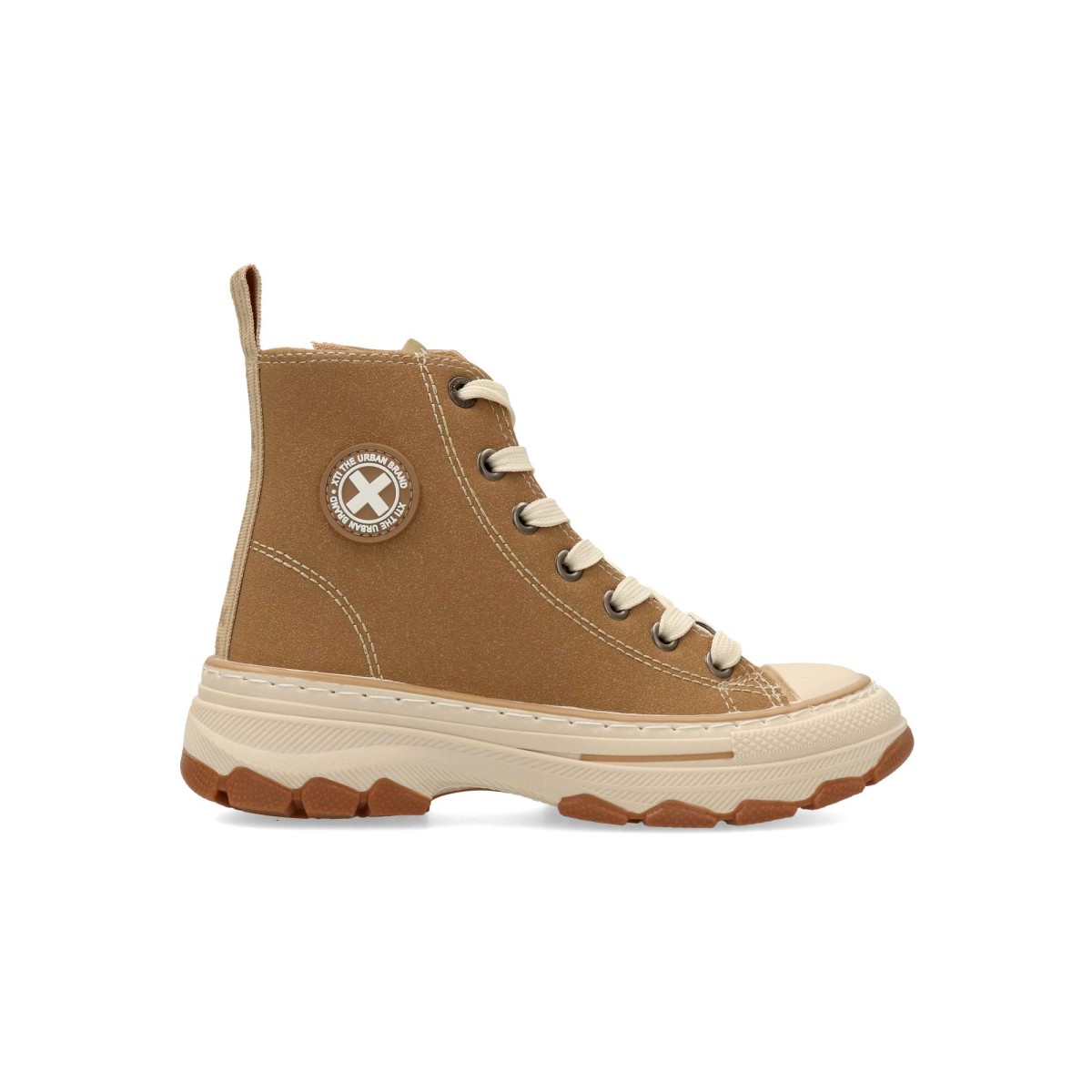 Xti - Botines estilo urbano para niña de material suave con suela gruesa y flexibles ideales look casual moderno vegano