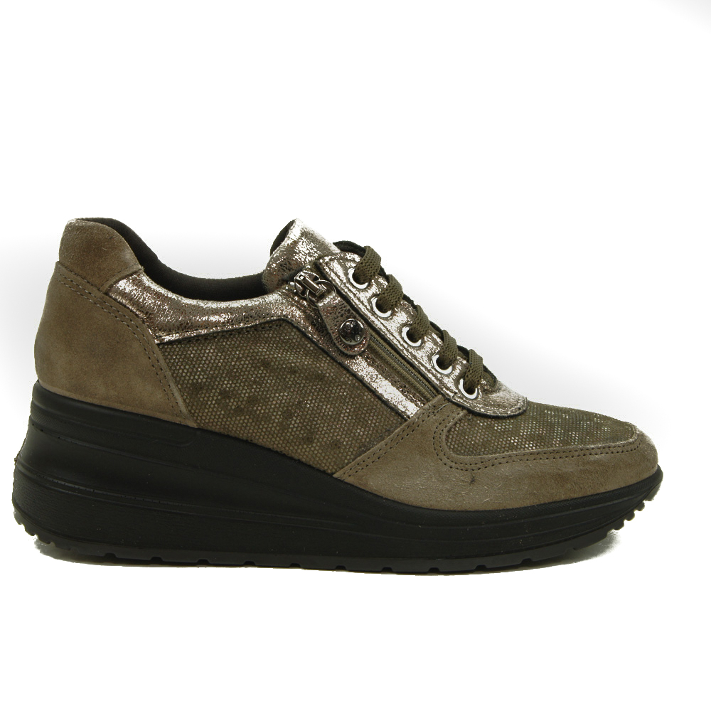 Imac mod. 457660 zapato casual para mujer en piel natural, cremallera