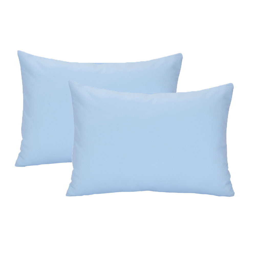 CA Funda de almohada de microfibra para niños, funda de almohada de viaje de dos piezas, extraíble y lavable, suave y relajante.