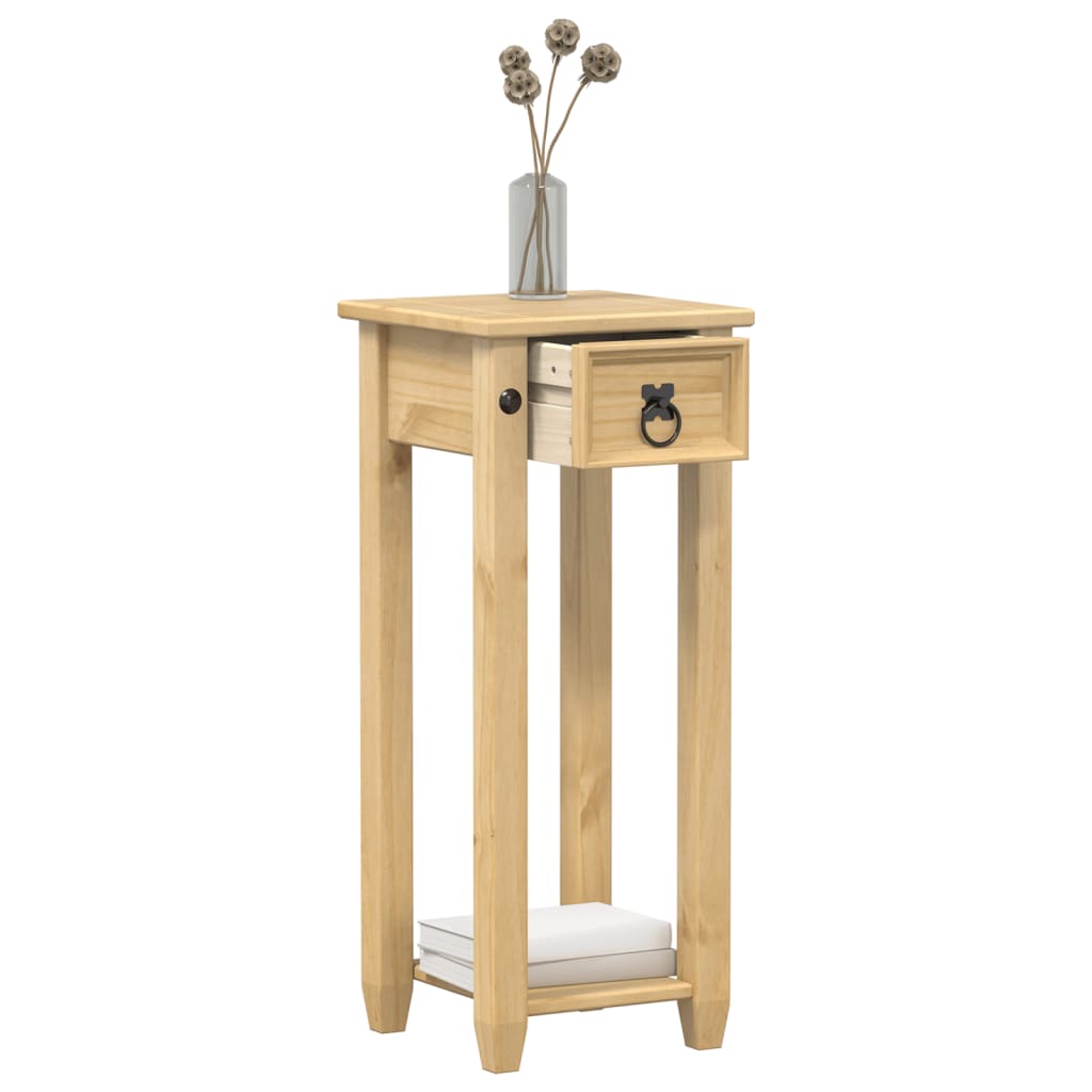 vidaXL Jardinera Corona madera maciza de pino 30x30x73 cm