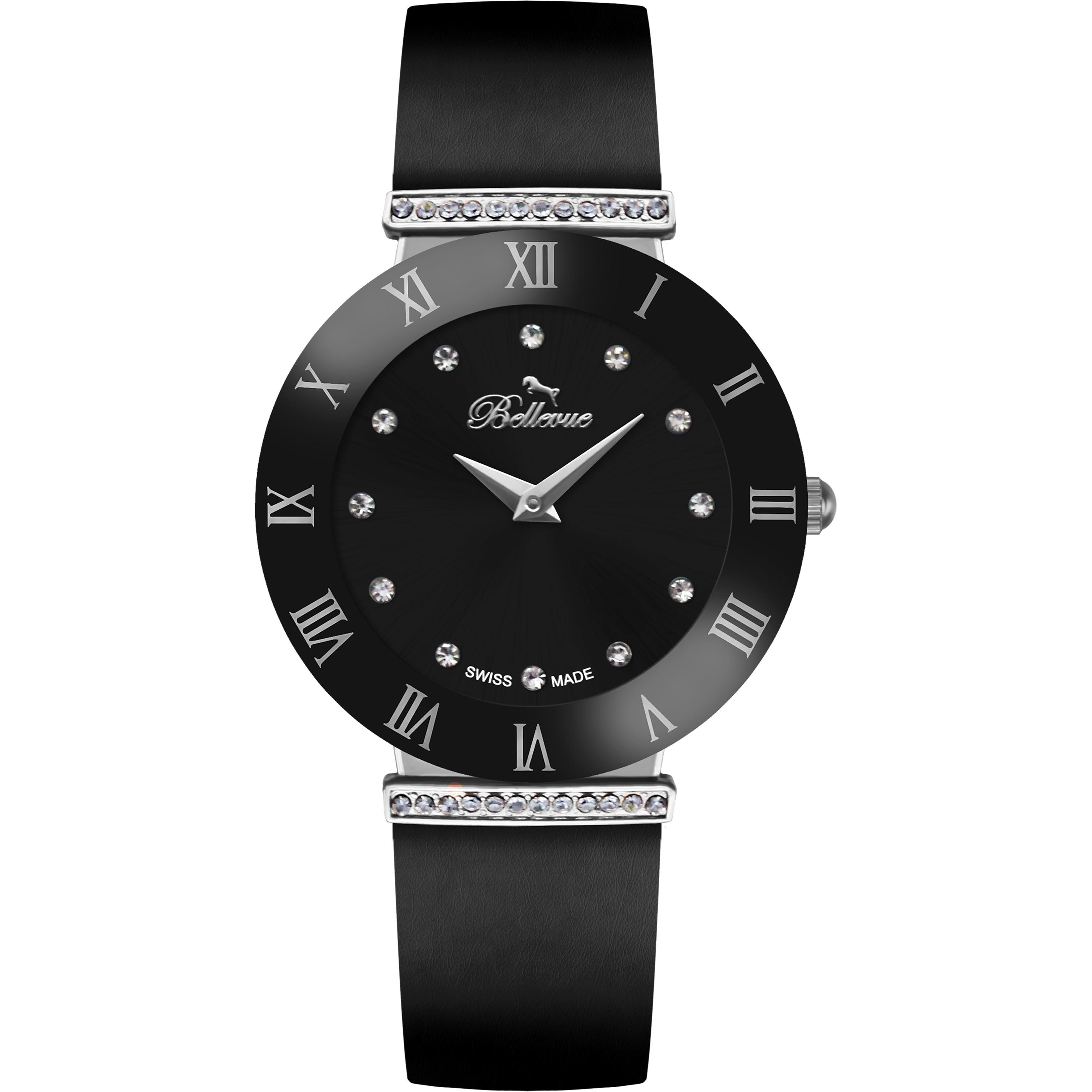 Bellevue Reloj Mujer Analogico Cuarzo con Correa de Piel sintética E.126