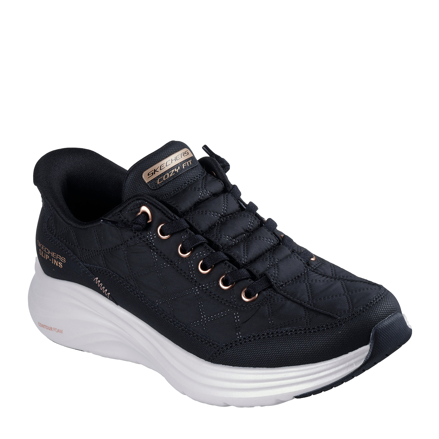 Skechers Zapatillas Contour Foam Negras 150413-BKRG , para Mujer