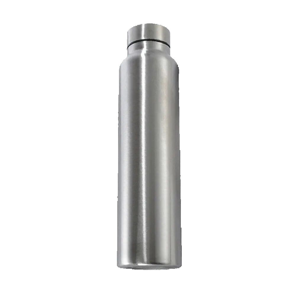 CA Botella Deportiva De Acero Inoxidable 1000ml Roja Reutilizable Para Gimnasio Y Camping Vaso De Agua Metálico Con Capa Sencilla