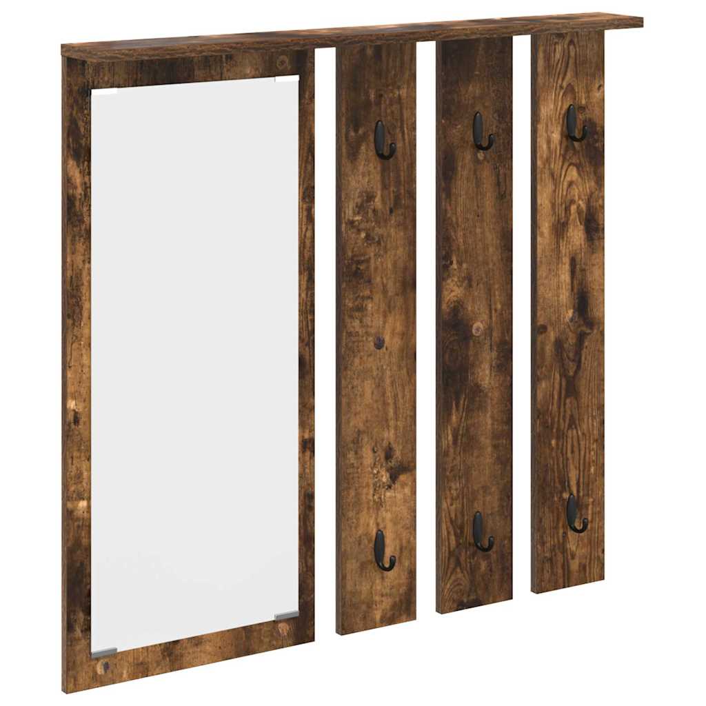 vidaXL Perchero de pared Montada en la pared Blanco 84 x 10 x 80 cm Multicolor