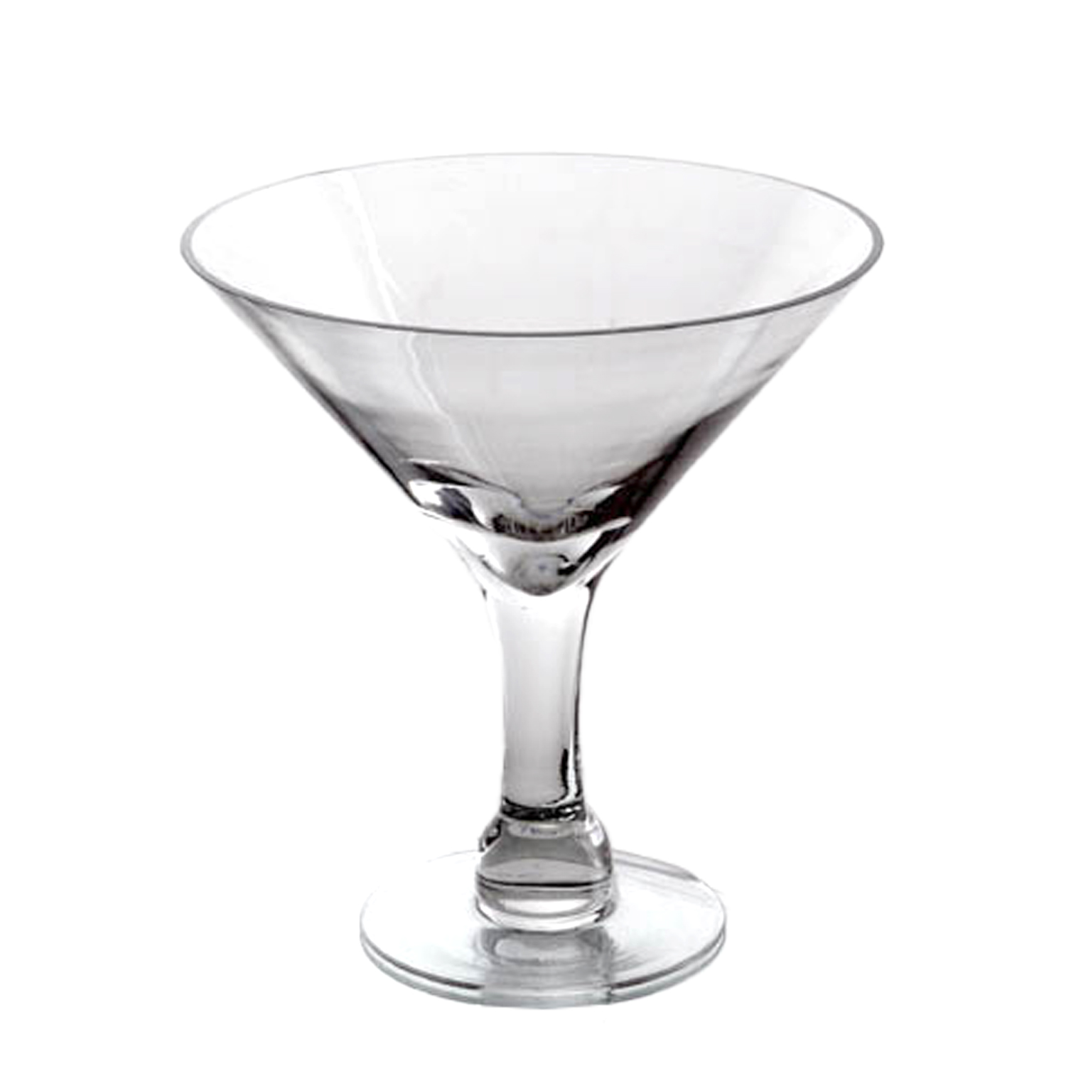 Jarron cristal transparente con pie 12, 5x26cm