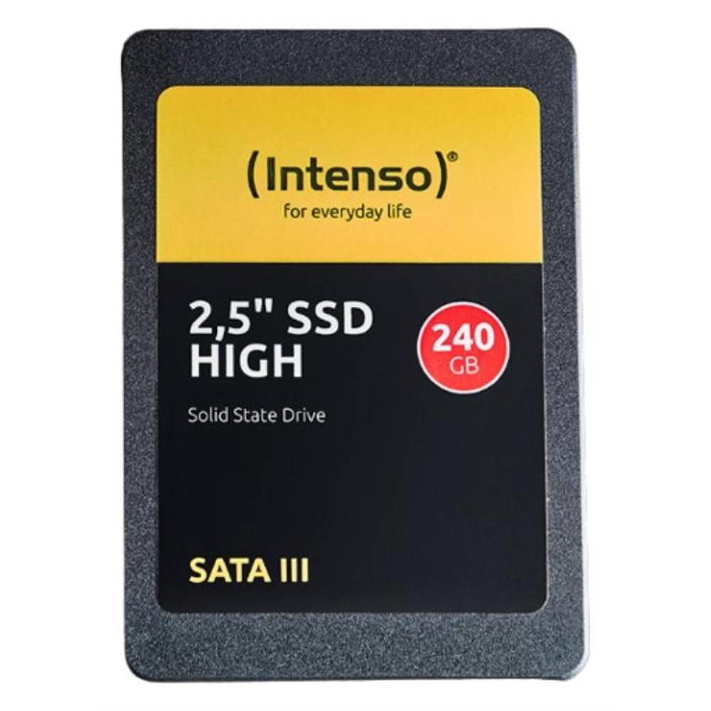 Intenso - Disco Duro SSD Intenso 240GB 2.5\" High Performance con lectura 520 MB/s y escritura 480 MB/s, SATA III 6 Gbit/s para ordenadores de sobremesa y portátiles