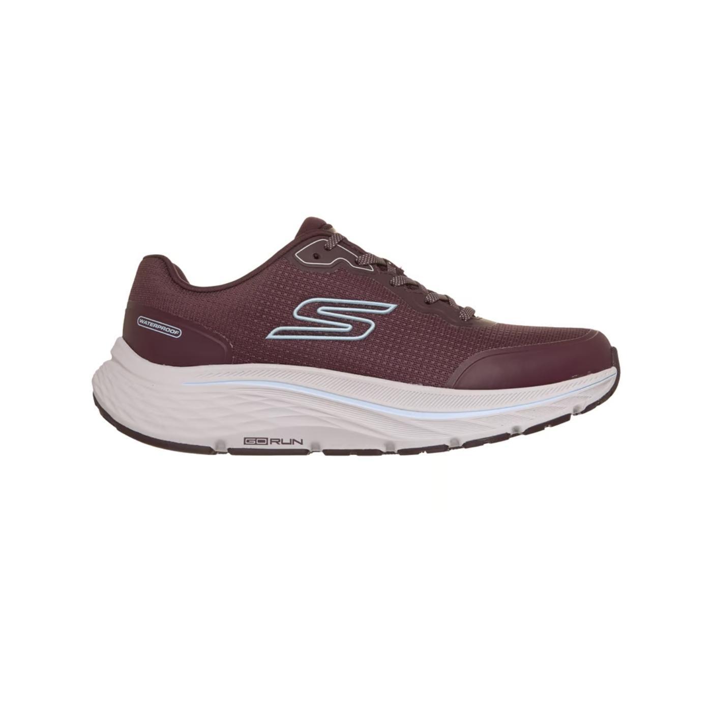 Zapatillas skechers go run consistent granate de mujer.