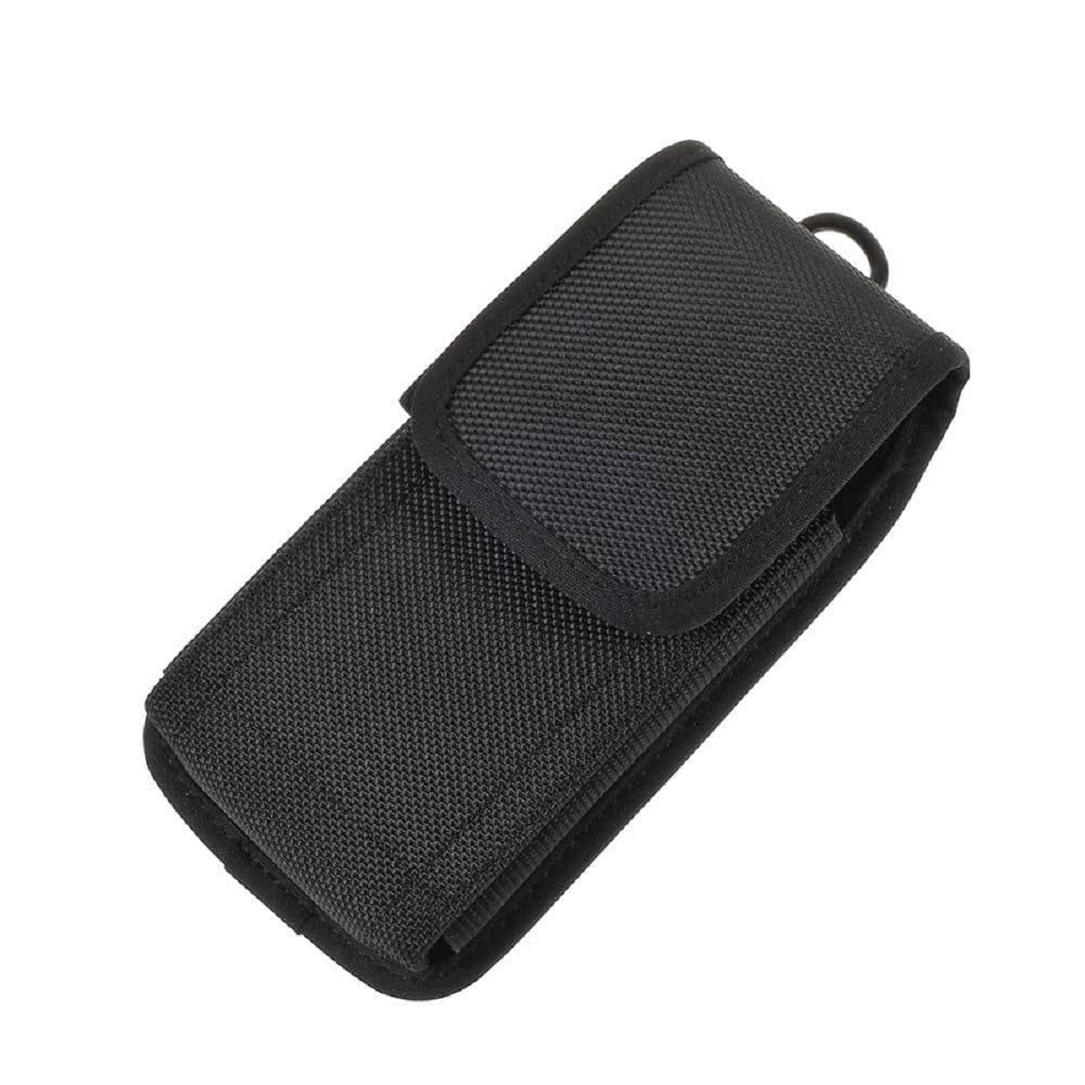 Funda de Cinturon para Bbk Vivo Iqoo 9T 5G (2022) en Nylon con Dos Trabillas Vertical y Horizontal - Negro