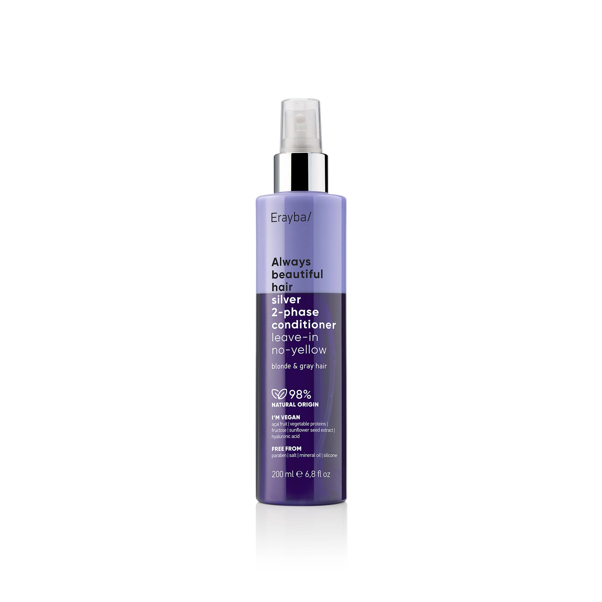 ERAYBA ABH SILVER 2-PHASE CONDITIONER LEAVE-IN NO-YELLOW 200 ML