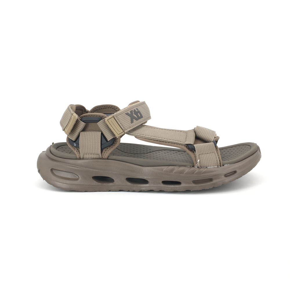 Sandalia de Xti para hombre, mod.144105, Sandalia con cinta textil ajustable y suela de goma