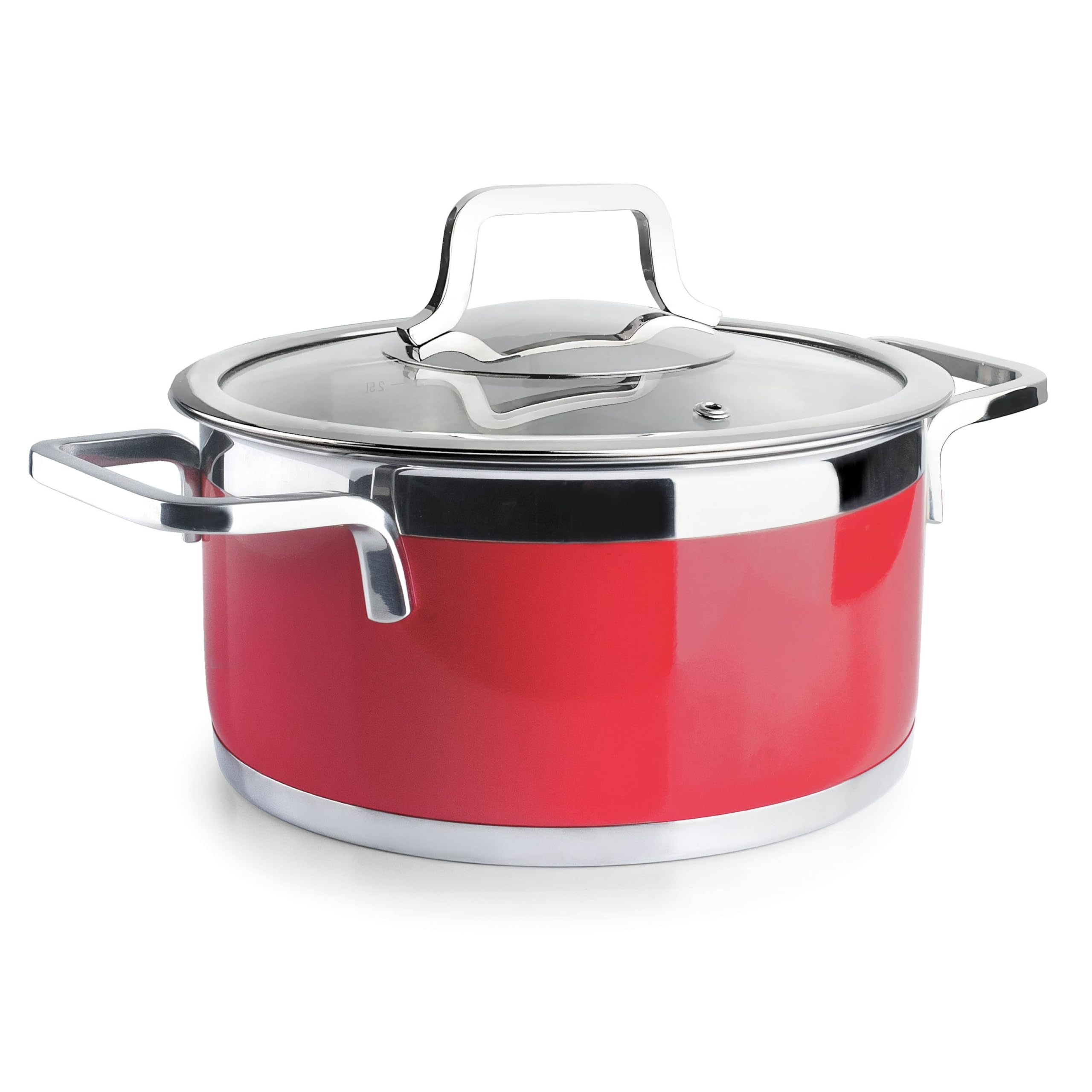 CACEROLA BUFFET CON TAPA RED 16CM