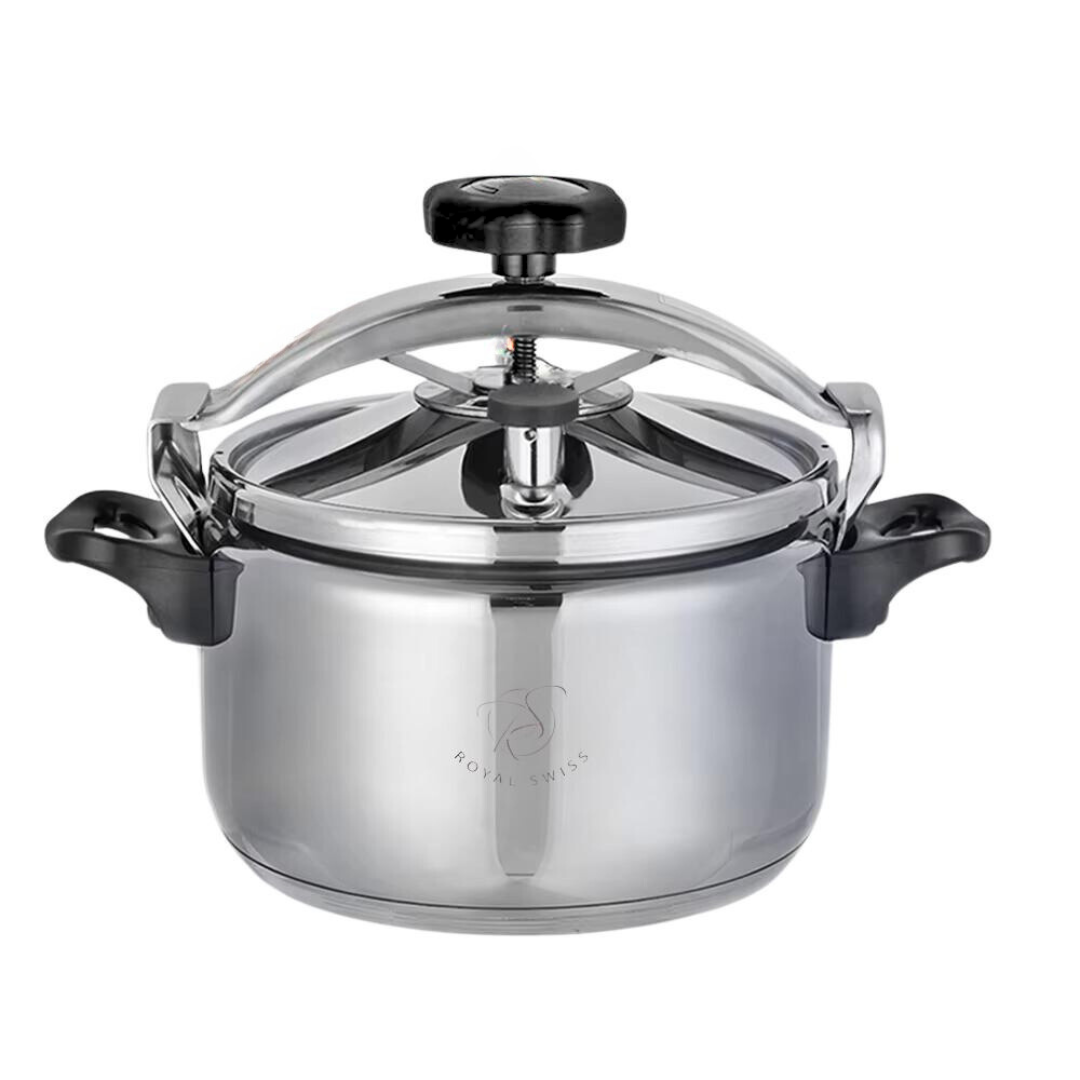 Olla a Presión – Acero Inoxidable, 6L/8L/10L, Compatible con todo tipo de cocina, Cocción Rápida, Válvulas de seguridad.