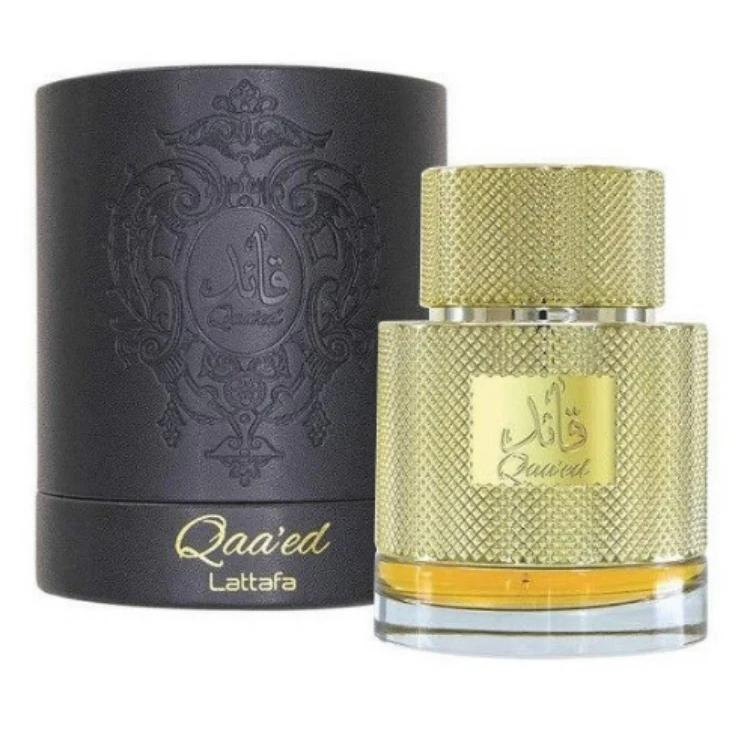 Perfume árabe original para hombre  Lattafa Qaa'ed 100 ml,Fragancia masculina amaderada ,duradera ,lujosa, Perfume oriental de hombre NOVEDAD