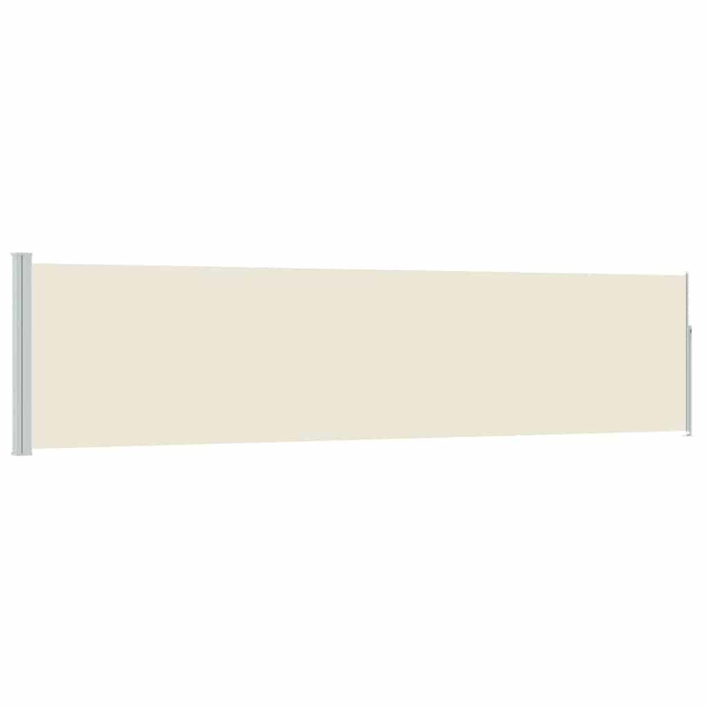 vidaXL Toldo lateral retráctil de jardín 120x500 cm en color Negro/Azul/Gris y más