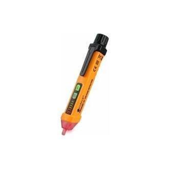 CA Comprobador eléctrico, detector de voltaje sin contacto de 12-1000 V, prueba de cable de fase/neutro, zumbador con luz y sonido, linterna, CA 50-500 Hz, comprobador de voltaje NCV tipo bolígrafo