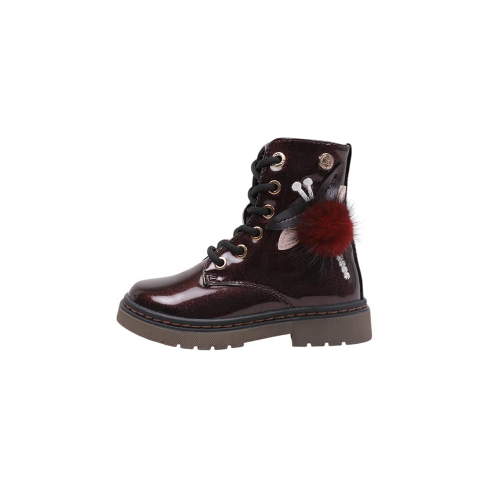 Xti 151395 Botas Planas Bebé - niña (hasta la talla 30) Burdeos