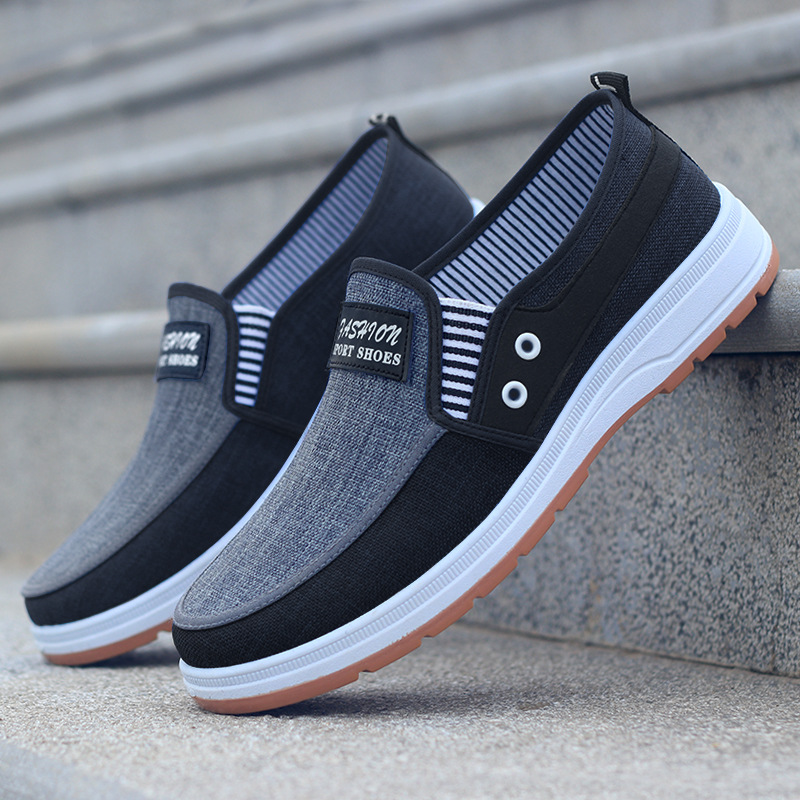 TK Zapatos de lona para hombre Zapatos de tela antiguos de Beijing Zapatos casuales bajos Zapatos de trabajo