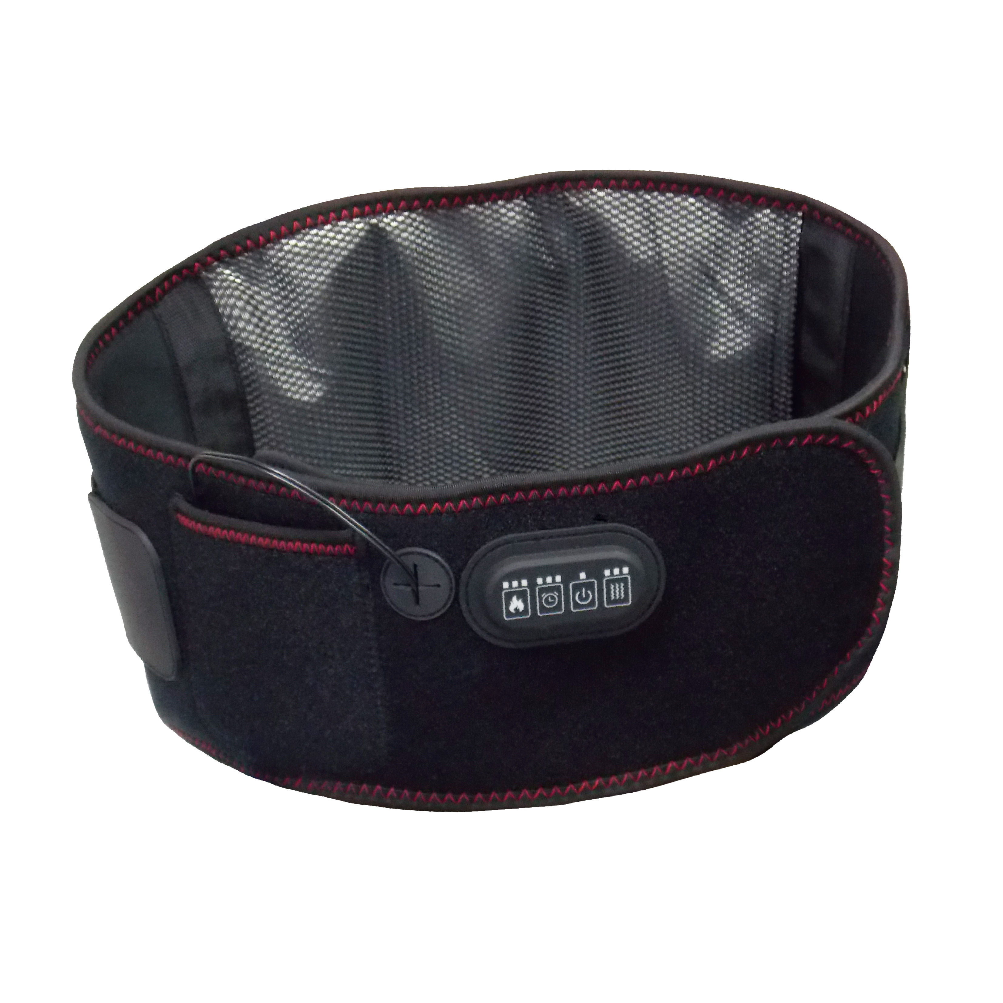 LED ATOMANT Almohadilla Eléctrica Lumbar con Masaje Inalámbrica 110x22cm 15W, 3 Niveles de Calor, Temporizador, Batería 5000mAh incluida