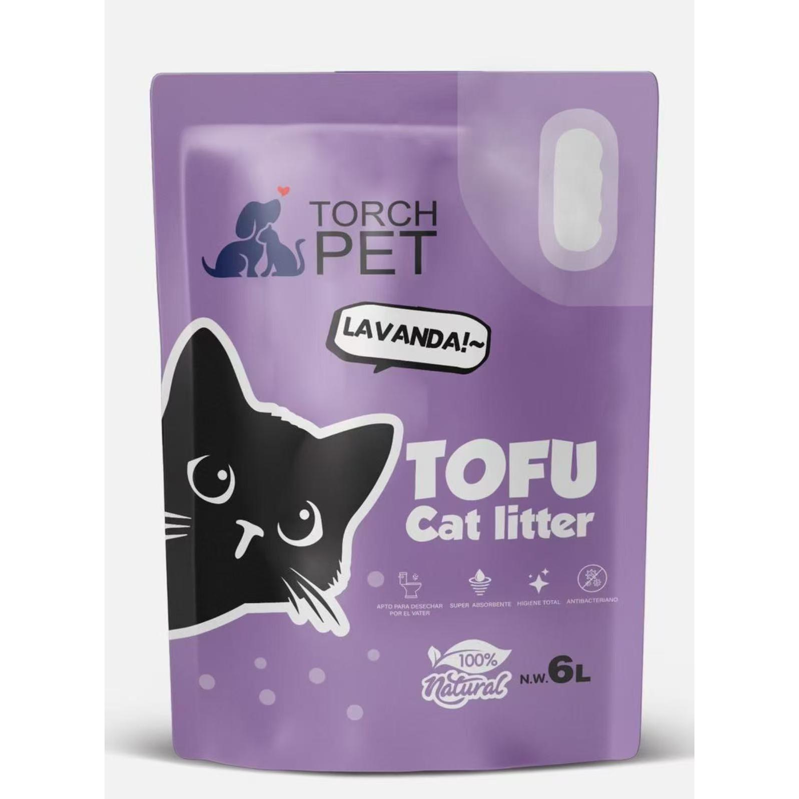Arena para gato original arena tofu 6L – Alta absorción y fácil eliminación, ideal para higiene felina