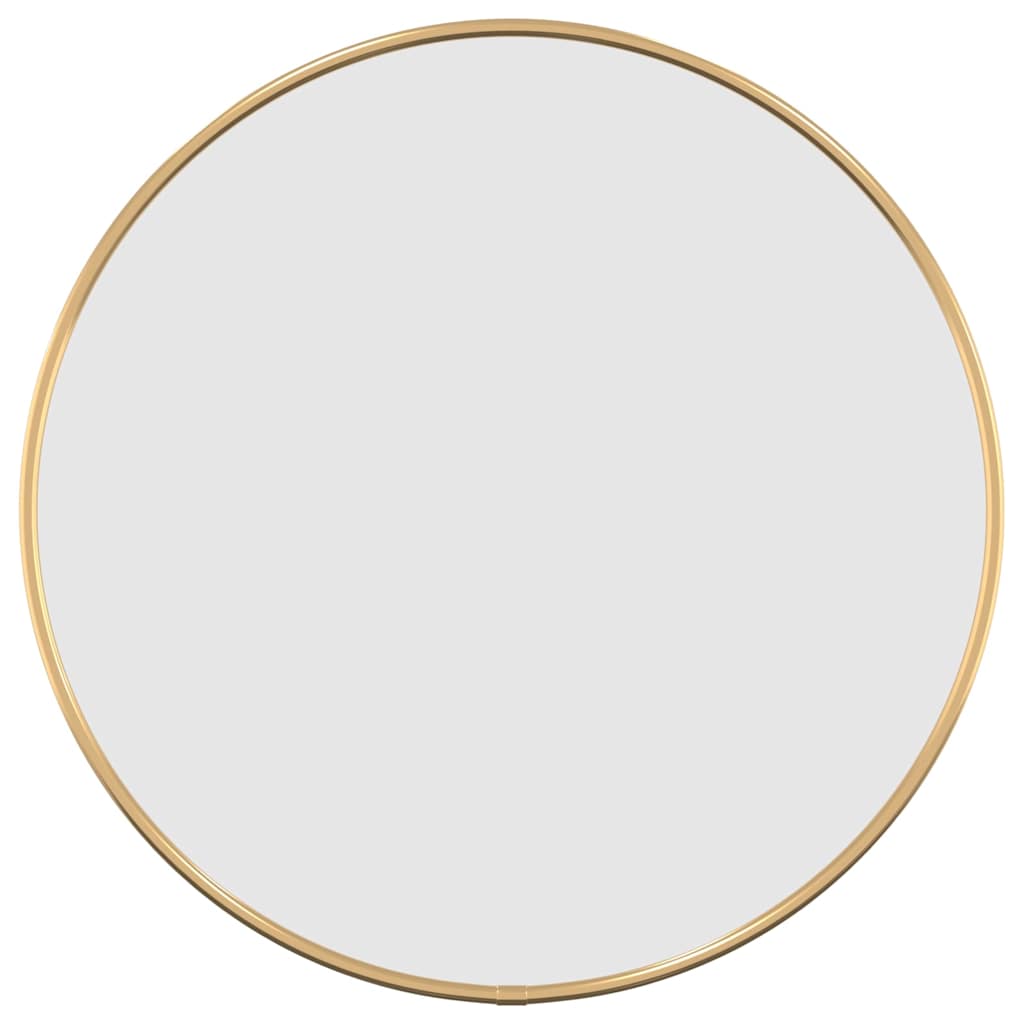 vidaXL Espejo de pared redondo dorado Ø 40 cm