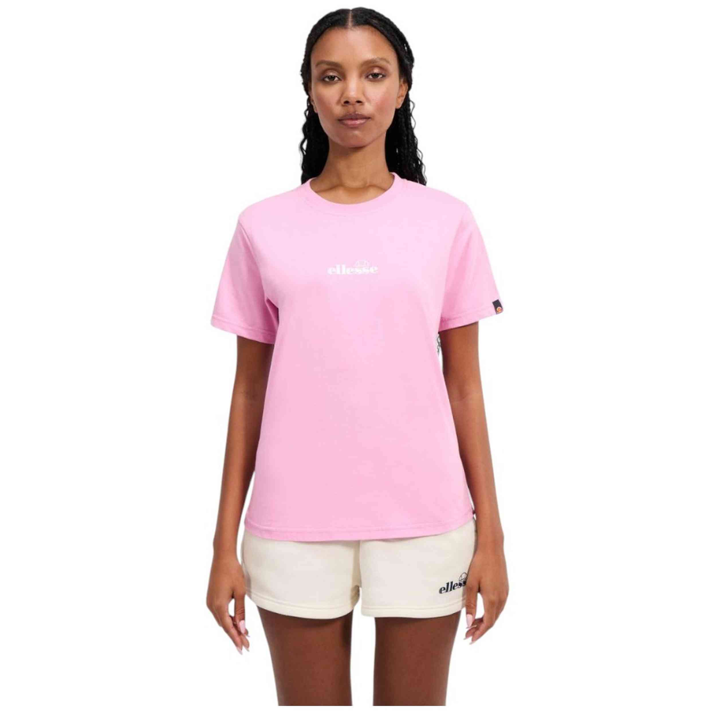 Camiseta De Manga Corta Ellesse para Mujer en color Rosa